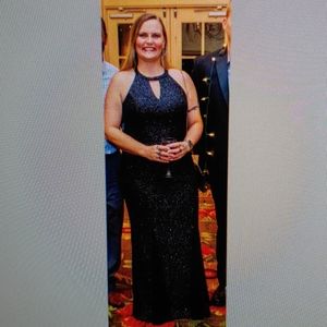 Floor length evening gown